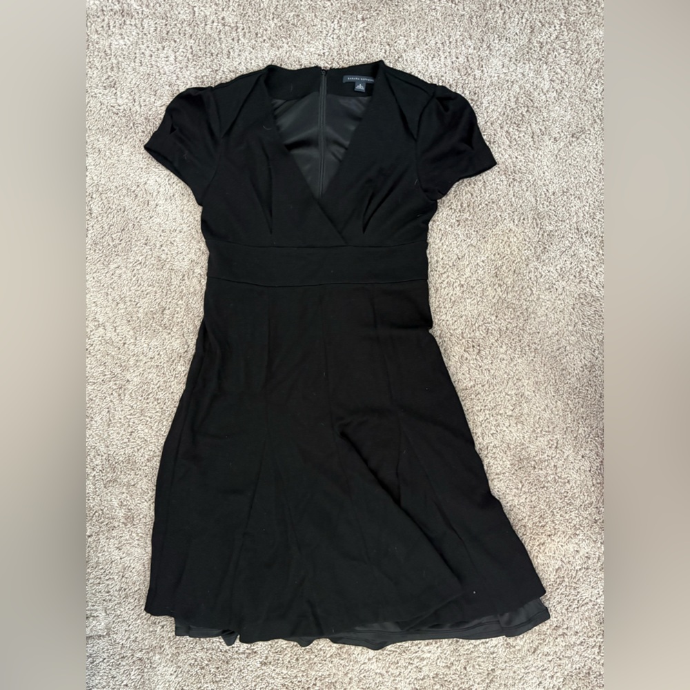 Elegant Black Dress Banana Republic Wool